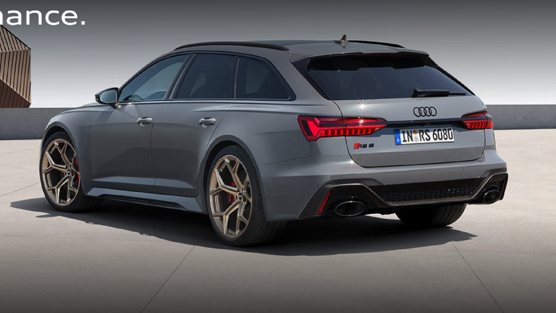 RS 6 Avant performance. #PerformanceIsAnAttitude
